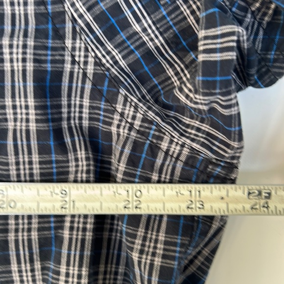 Duluth Trading Co Plaid Long Sleeve Cotton Button Down Shirt - Picture 6 of 8